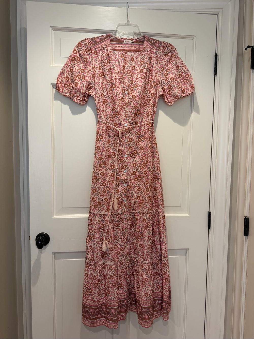 Faherty Orinda Maxi Dress with Tie Waist